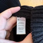 Athleta Black Ribbed Knit Sweater Pullover Crew Neck Long Sleeve Women's Size M Photo 2