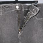 Celebrity Pink Washed Out Black Frayed Fringed Hem Mini Skirt Pockets 15/32 Photo 11