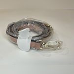 New Pink Leather‎ Strap Replacement for Bag with Gold Buckle Photo 1