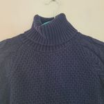 Lauren Ralph Lauren Navy Cableknit Turtleneck Sweater Blue Size XS Photo 1