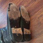 Frye  Black Chic Feminine Edgy Streetwear Retro Leather Knee-High Boots Size 7.5 Photo 4