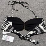 Trina Turk  3 PC SWIM SET Hula Halter Top, Bandeau Top & Shirred Hipster Bottom Photo 8