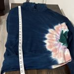 Wildfox  Tie Die Hoodie Dark Blue Size XS with Pocket EUC Photo 6