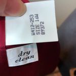 Pendleton  plaid blazer size 16 crimson blue Photo 8