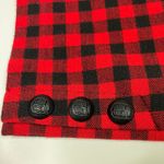 Talbots | Skinny Ankle Pants Plaid Red Black Polyester Blend Womens Large Petite Photo 5