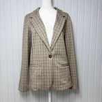 Liverpool  Beige Checkered Casual Office Blazer size M Photo 1