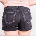 Kancan Kayla Black Distressed Festival Western Cowgirl Women’s Shorts Size 27 Photo 2