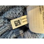 American Eagle  Blue Knit Henley Sweater Women’s Medium Button Front Long Sleeve Photo 6