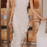 Elliatt NEW NWT Scarlett Butterfly Midi Dress In Cream Photo 0