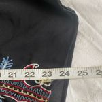 Love Sam  Paisley-Embroidered Long-Sleeve Top, Black M Photo 4