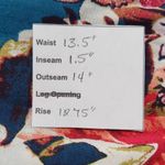 Band of Gypsies  Teal Blue Floral Print Flowy Boho Shorts NWT Size Small Photo 7