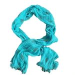 Mint/ Gold Muslim Islamic Boho Festival Scarf Shawl Wrap Oversized One Size Green Photo 3