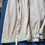 Rene Rofe sleepwear size XL grey with Embroidered letters night dress I'm Lucky Green Photo 5