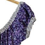 Vintage Square Wear Womens Dress Purple Ditsy Floral Cottage Country One Size Size undefined Photo 2