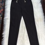 ZARA Black High Rise Button Leggings Photo 1