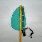 KAVU  Sling Bag Teal Green Neon Yellow Zip Crossbody Fanny Pack Photo 7