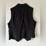 Faded Glory VTG Y2K  Black Sleeveless Vest Denim Retry Funky Hippie Boho Size S M Photo 5
