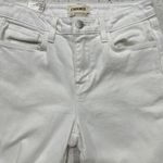 L'Agence L’AGENCE Size 26 Jeans Nadia High Rise Cropped Straight White Stretch Timeless Photo 5