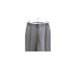 Akris 100% Mulberry Silk Gray Dress Trouser Pants Women Size 4 Straight Leg Photo 2