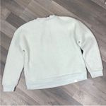 a.n.a . A New Approach Faux Sherpa Henley Pullover Sweatshirt Mint‎ Green Small Photo 8