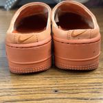 Nike Airforce 1 Lover XX Cinder Orange Leather Slide Mules Photo 5