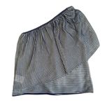 Club Monaco Striped One Shoulder Zuwema Sweater Chandails in Navy, Size L Photo 4