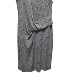 Bar III  Womens Sz XL Heather Gray Stretch Knit Sheath Cozy Bodycon Sleeveless Photo 3