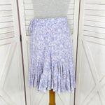 Aeropostale  Y2K‎ Floral Tie Waist Flippy Mini Skirt Purple Small Photo 2