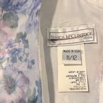 Jessica McClintock Vintage Floral Garden Lace Trim Maxi Prom Bridesmaid Dress Photo 7