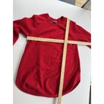 Anthropologie Women’s Sweater Red Size Medium Crew Neck Holiday Preppy Photo 6