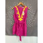 NWT Boden Bella Embroidered Playsuit Pink Size 4P Photo 4