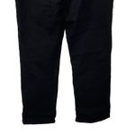 Reformation Vicki Belted Straight Jeans Black Women’s Size 31 High Waist Cropped Photo 2