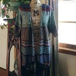 Live 4 Truth  Paisley Print Fringe Kimono Photo 1