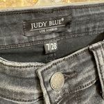 Judy Blue Black Destroyed Buffalo Plaid Patch Skinny Jeans 7/28 Photo 5