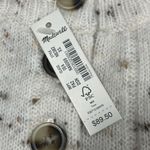 Madewell NWT  Donegal Bowden Henley Sweater in Coziest Yarn Oatmeal Fleck Sz XS Photo 4