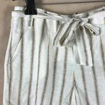 1. State  Linen Blend Striped Shorts, 12 Photo 2