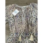 Roberta Roller Rabbit NWT‎ ROLLER RABBIT Odila Janni Mini Swing Floral Dress Boho Short Sleeve Size S Photo 6