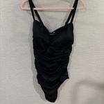 Torrid Black Wireless Racerback Lace-Up One Piece Swimsuit Size 2 (2X) Photo 3