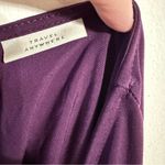 Dana Buchman Purple and Blue V-Neck Blouse Photo 3