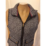 Cambridge Dry Goods Womens Puffer Quilted Vest Zip Front With Pockets Size M Blue Size M Photo 1