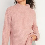 Old Navy Womens Pink Mock Neck Ribbed Tunic Sweater, 3x Photo 0