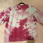 Urban Outfitters  Pink Heart Tie Dye Crewneck Photo 1