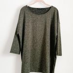H by Halston Green Marled Top Photo 0