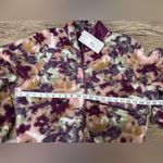 Johnny Was Calme by  Purple Floral Printed Fleece Jacket small NWT Photo 4