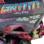 Graffiti New York Y2K Flower Power Hippie Fairy Mermaid Handkerchief Hem Dress Size M Photo 6