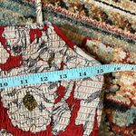 Free People  intimately red and cream Floral halter tiered maxi dress sz S Photo 8