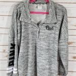 PINK - Victoria's Secret Grey quarter button down Photo 0
