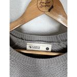 Carve Designs  Large Gray Cable Knit Sweater Side Zippers Wool Blend Photo 1
