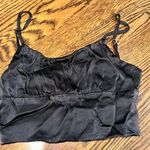 ZARA  black crop top - Size XS (Never worn) Photo 0