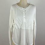 Free People Twice as Nice Henley in White Photo 1